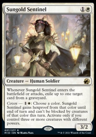 Sungold Sentinel (Promo Pack) [Innistrad: Midnight Hunt Promos] | Rock City Comics
