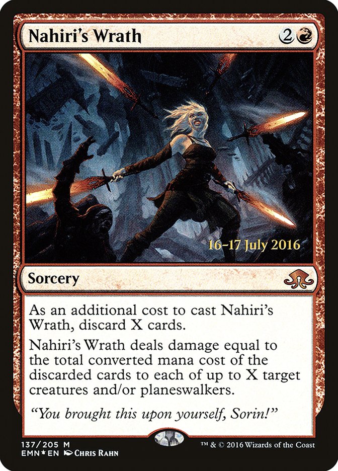 Nahiri's Wrath  (Prerelease) [Eldritch Moon Promos] | Rock City Comics