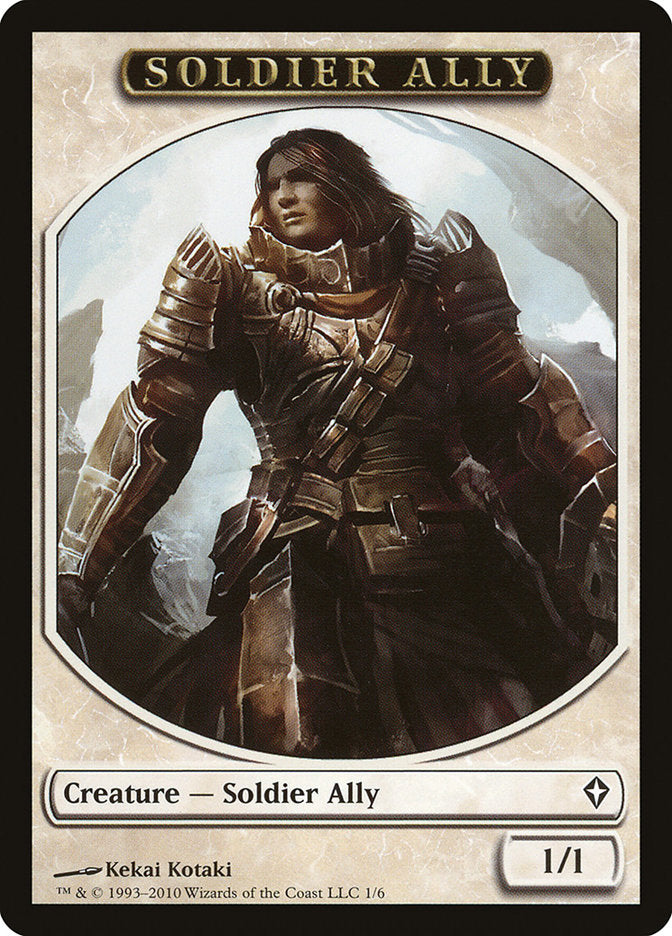 Soldier Ally [Worldwake Tokens] | Rock City Comics