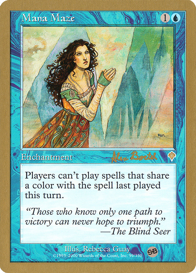 Mana Maze (Alex Borteh) (SB) [World Championship Decks 2001] | Rock City Comics