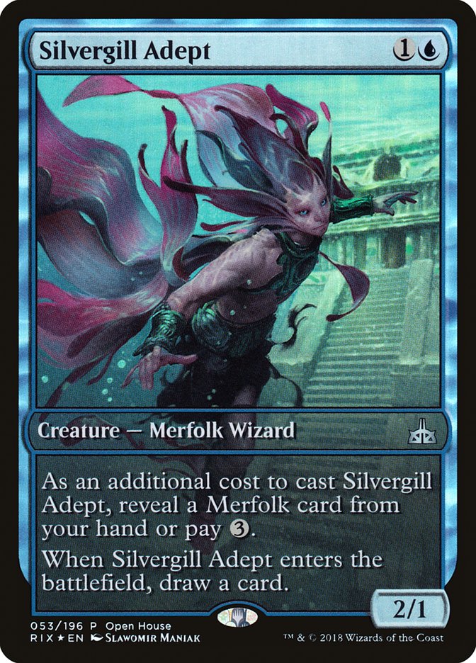 Silvergill Adept (Open House) (Extended) [Rivals of Ixalan Promos] | Rock City Comics