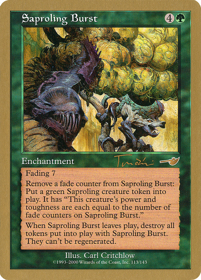 Saproling Burst (Jan Tomcani) [World Championship Decks 2001] | Rock City Comics