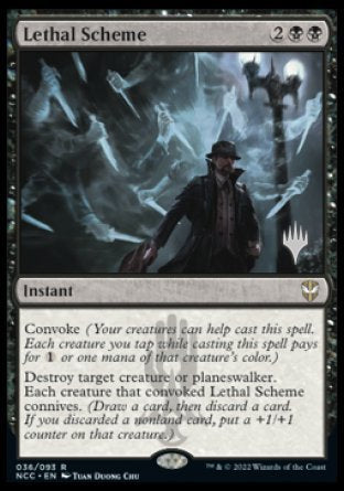 Lethal Scheme (Promo Pack) [Streets of New Capenna Commander Promos] | Rock City Comics