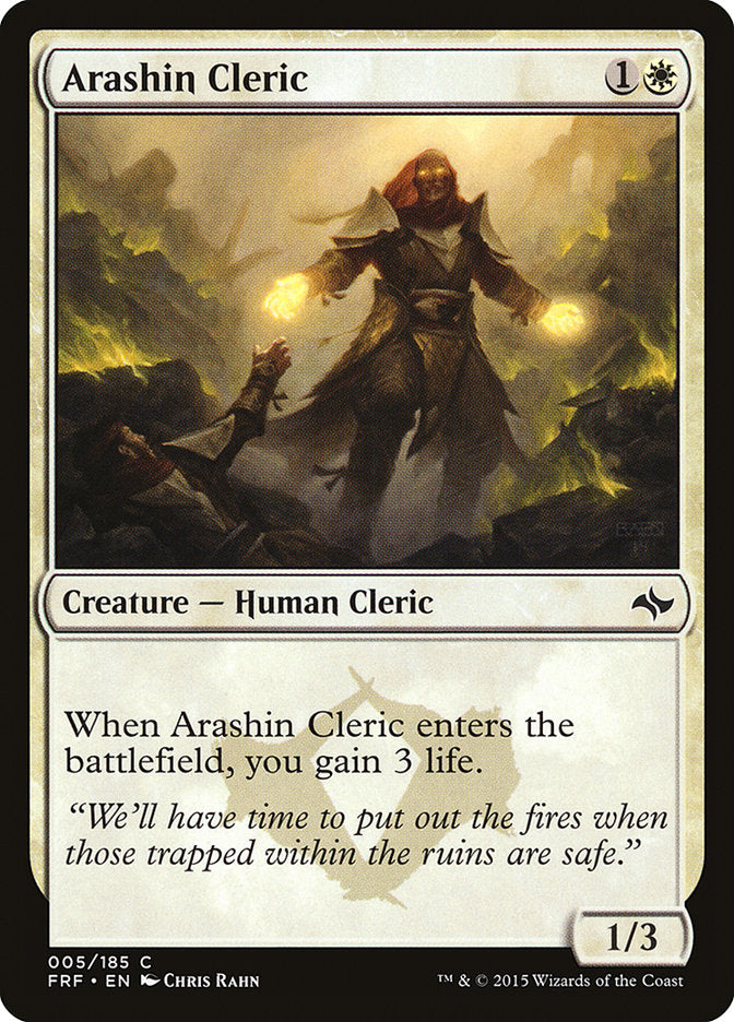 Arashin Cleric [Fate Reforged] | Rock City Comics