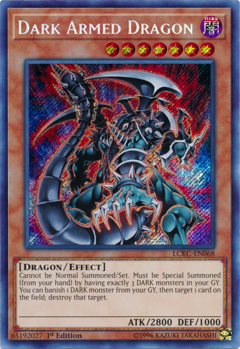 Dark Armed Dragon [LCKC-EN068] Secret Rare | Rock City Comics