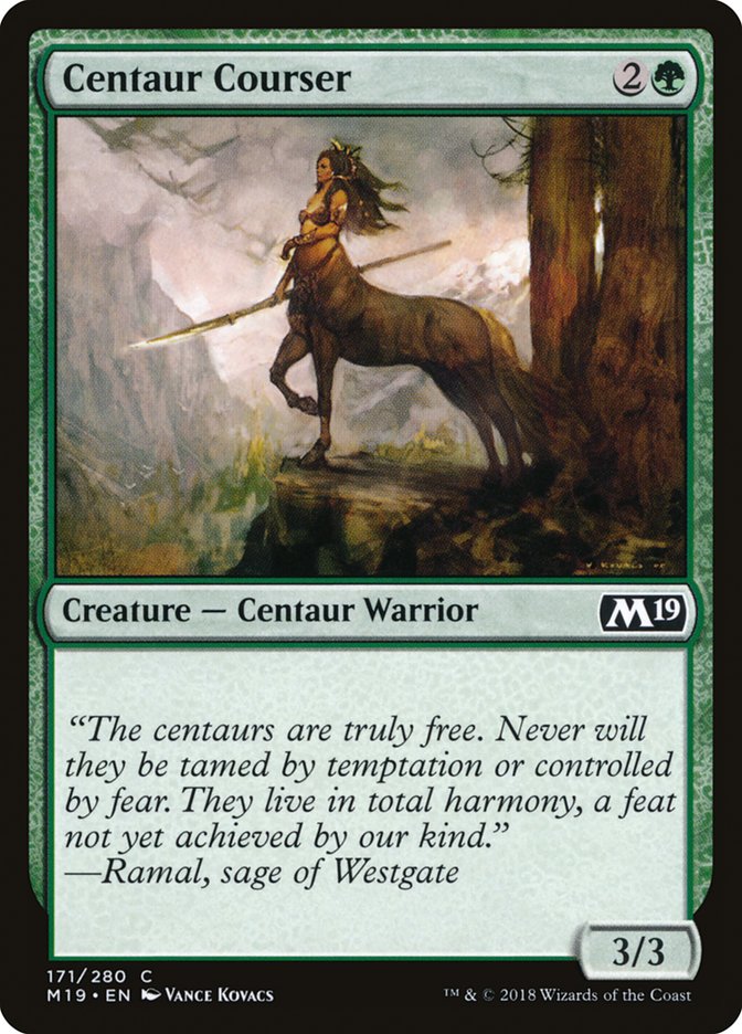 Centaur Courser [Core Set 2019] | Rock City Comics