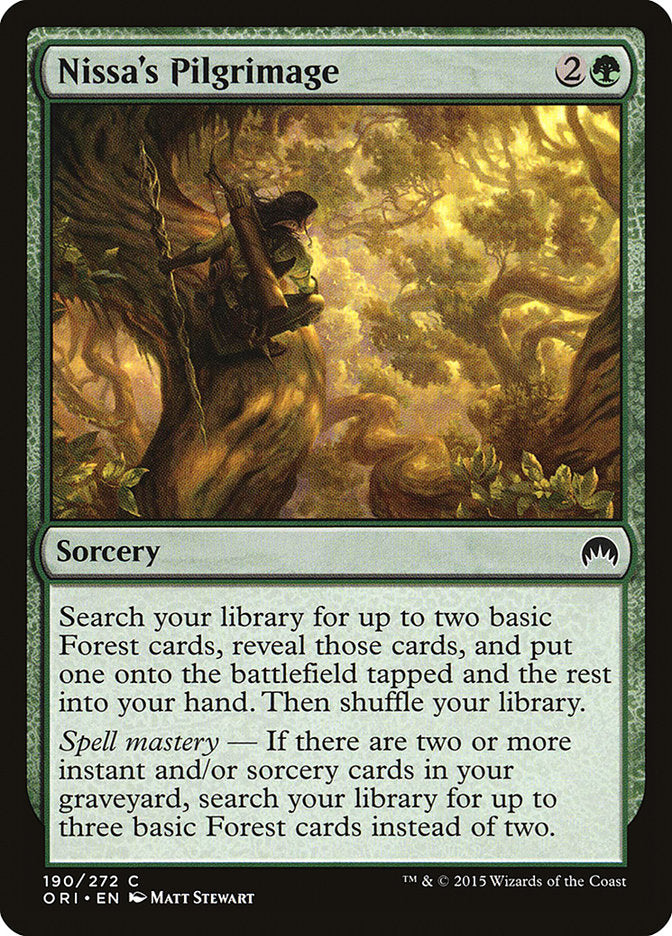 Nissa's Pilgrimage [Magic Origins] | Rock City Comics