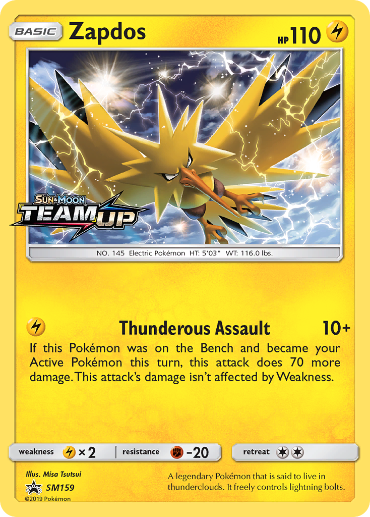 Zapdos (SM159) [Sun & Moon: Black Star Promos] | Rock City Comics