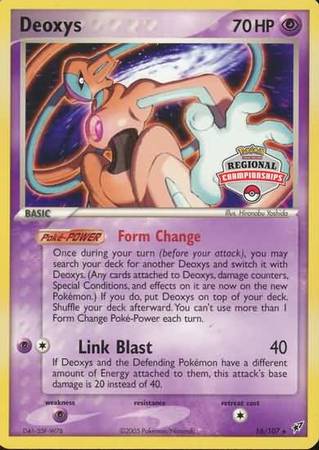 Deoxys (16/107) (Championship Promo) [EX: Deoxys] | Rock City Comics