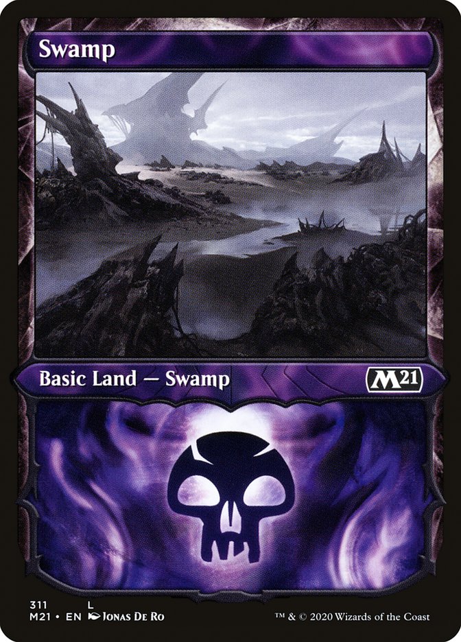 Swamp (311) (Showcase) [Core Set 2021] | Rock City Comics