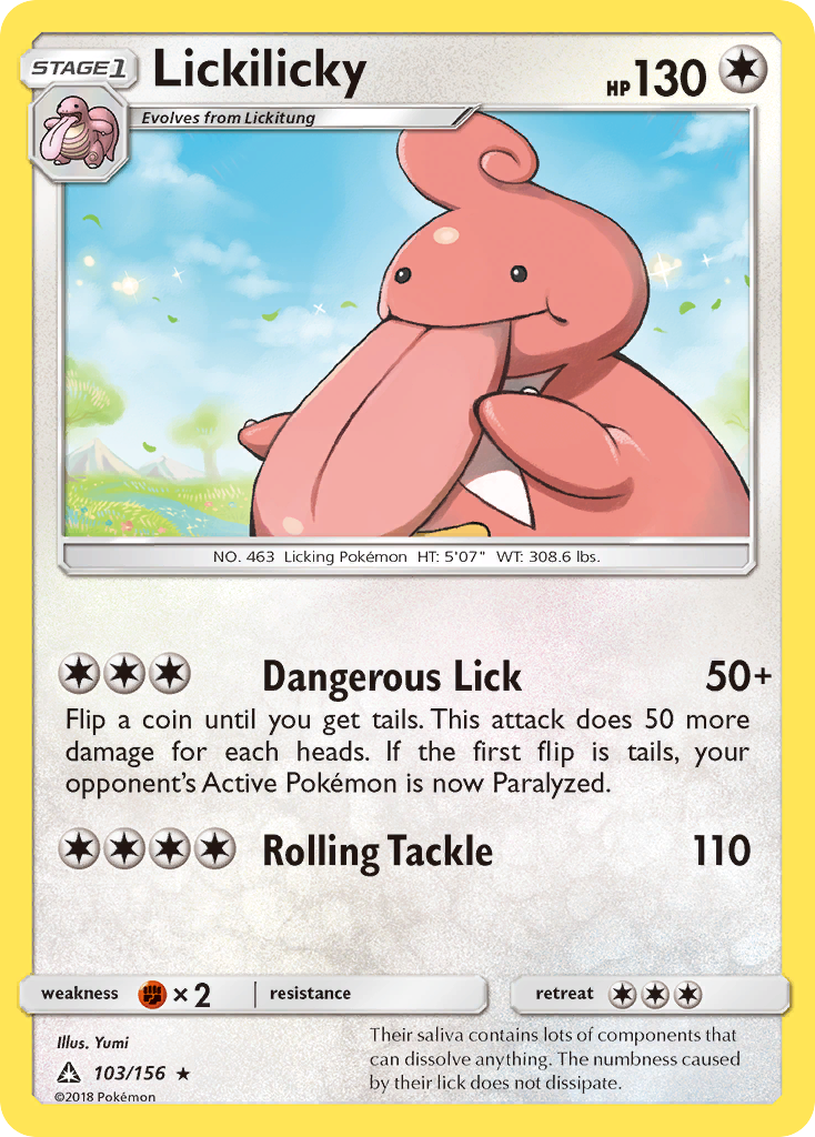 Lickilicky (103/156) [Sun & Moon: Ultra Prism] | Rock City Comics