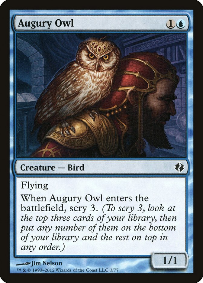 Augury Owl [Duel Decks: Venser vs. Koth] | Rock City Comics