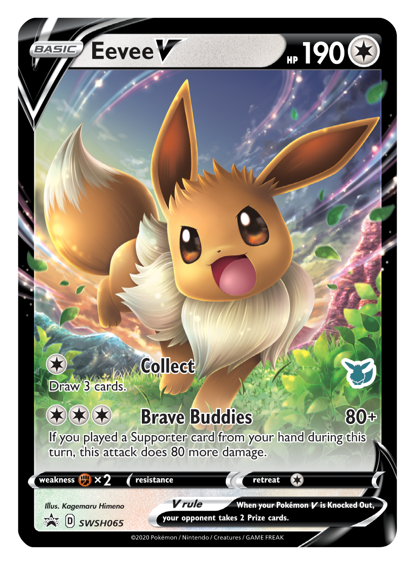 Eevee V (SWSH065) (Eevee Deck) [Battle Academy 2022] | Rock City Comics