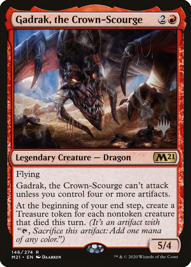 Gadrak, the Crown-Scourge (Promo Pack) [Core Set 2021 Promos] | Rock City Comics