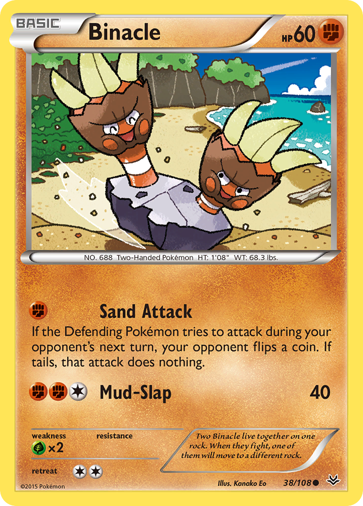 Binacle (38/108) [XY: Roaring Skies] | Rock City Comics