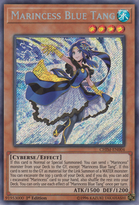 Marincess Blue Tang [CHIM-EN004] Secret Rare | Rock City Comics