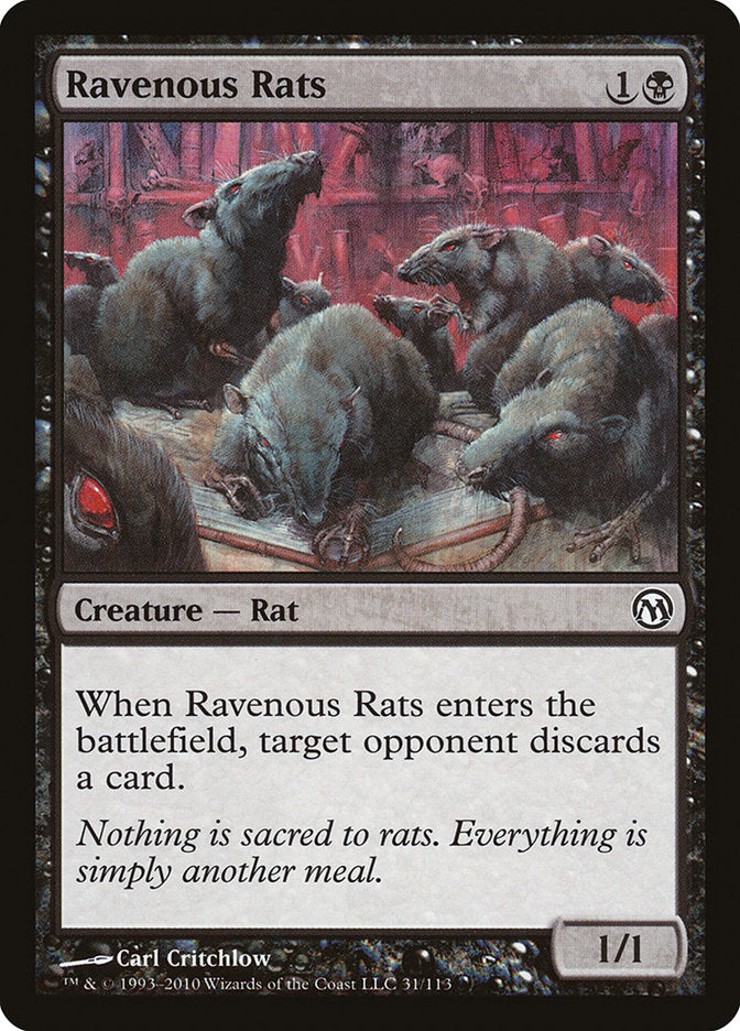 Ravenous Rats [Duels of the Planeswalkers] | Rock City Comics