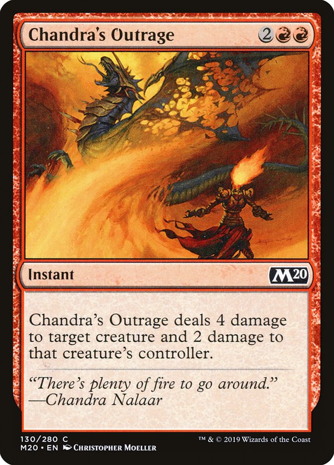 Chandra's Outrage [Core Set 2020] | Rock City Comics