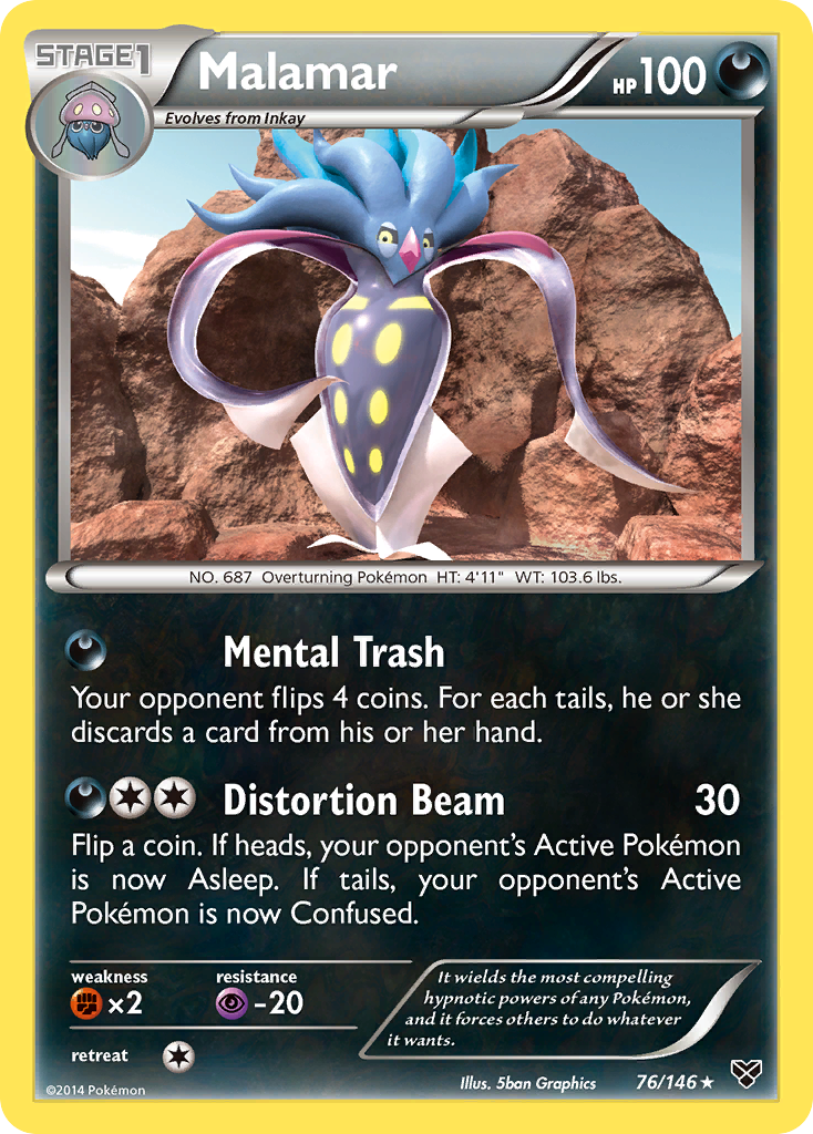 Malamar (76/146) [XY: Base Set] | Rock City Comics