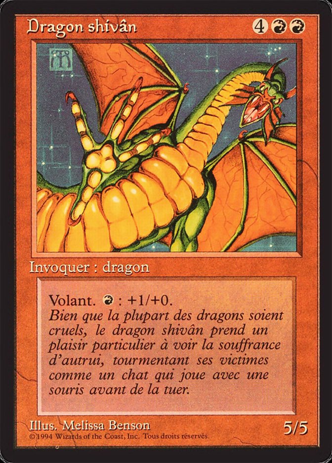 Shivan Dragon [Foreign Black Border] | Rock City Comics