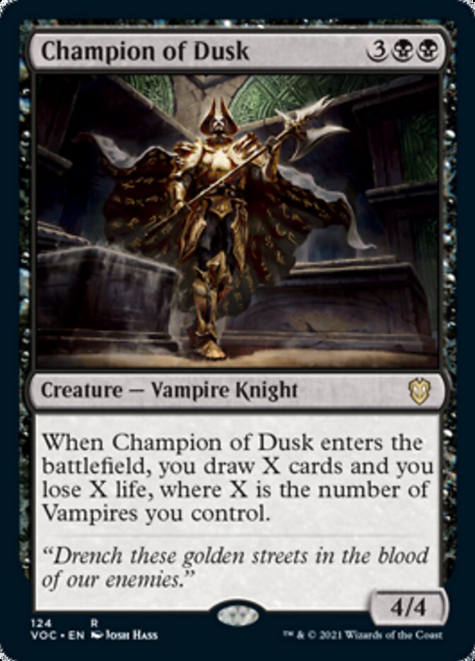 Champion of Dusk [Innistrad: Crimson Vow Commander] | Rock City Comics