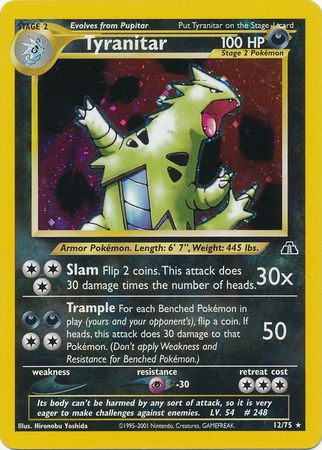 Tyranitar (12/75) [Neo Discovery Unlimited] | Rock City Comics