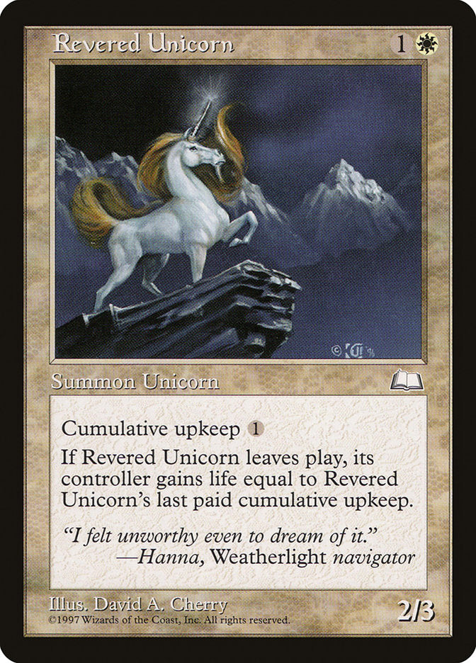 Revered Unicorn [Weatherlight] | Rock City Comics