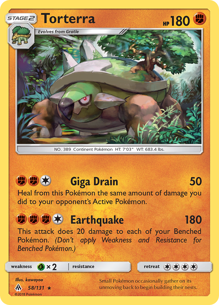 Torterra (58/131) [Sun & Moon: Forbidden Light] | Rock City Comics