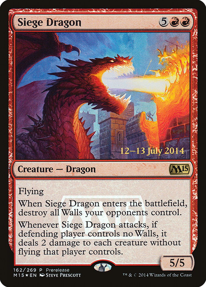 Siege Dragon [Magic 2015 Promos] | Rock City Comics