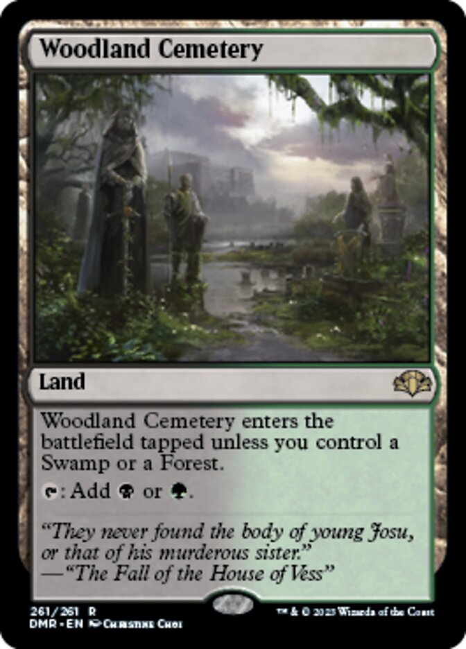 Woodland Cemetery [Dominaria Remastered] | Rock City Comics