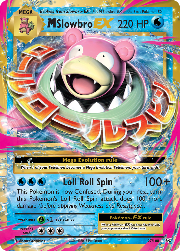 M Slowbro EX (27/108) [XY: Evolutions] | Rock City Comics