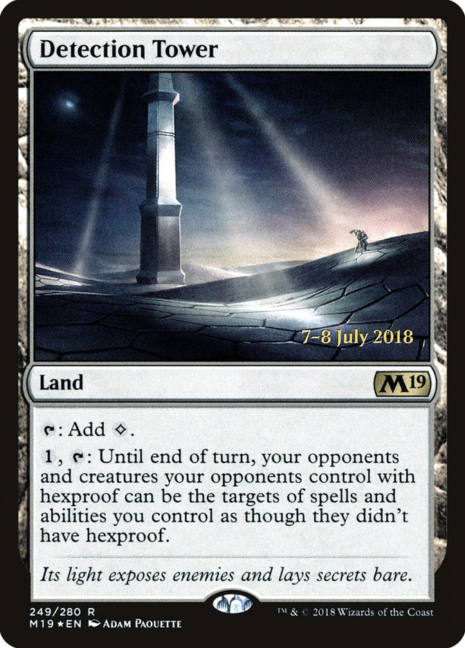 Detection Tower  [Core Set 2019 Prerelease Promos] | Rock City Comics