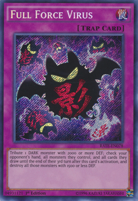 Full Force Virus [RATE-EN078] Secret Rare | Rock City Comics