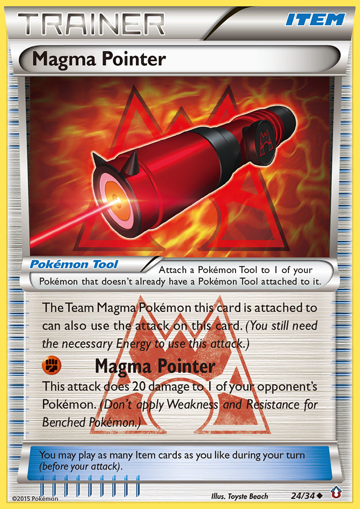 Magma Pointer (24/34) [XY: Double Crisis] | Rock City Comics