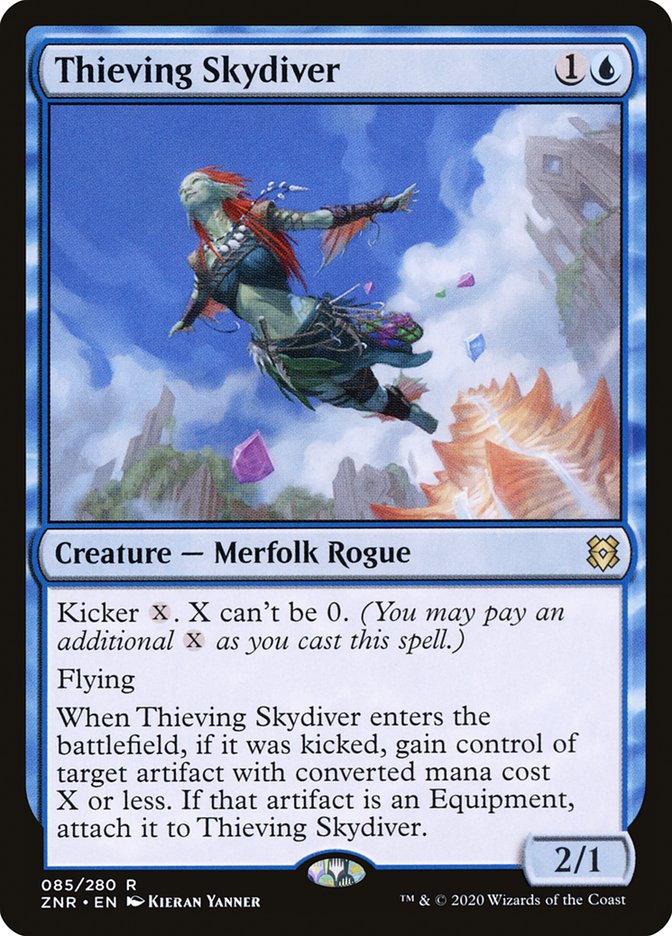Thieving Skydiver [Zendikar Rising] | Rock City Comics