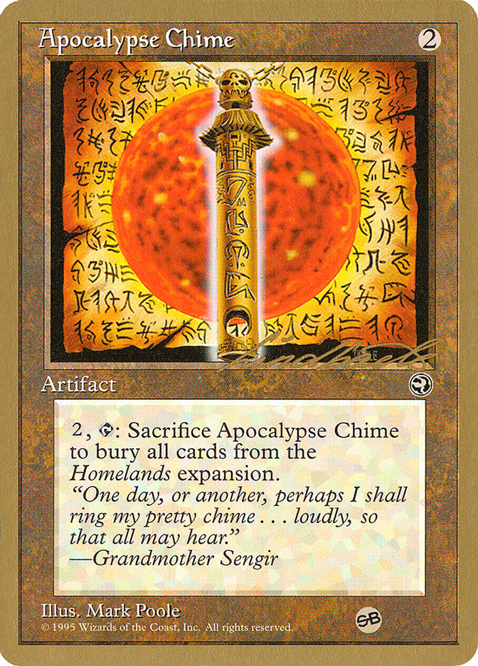 Apocalypse Chime (Leon Lindback) (SB) [Pro Tour Collector Set] | Rock City Comics