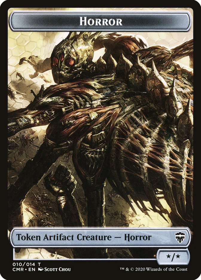 Horror Token [Commander Legends Tokens] | Rock City Comics