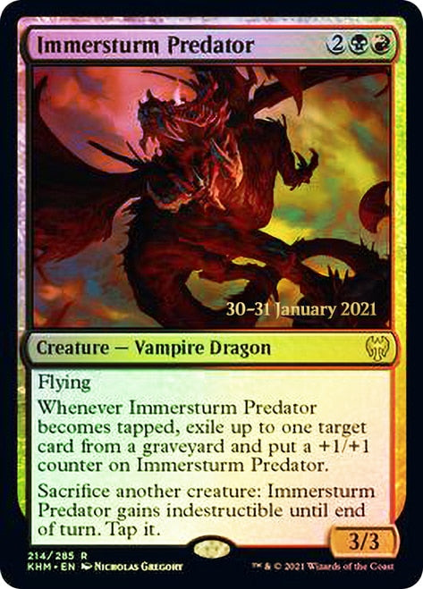 Immersturm Predator [Kaldheim Prerelease Promos] | Rock City Comics