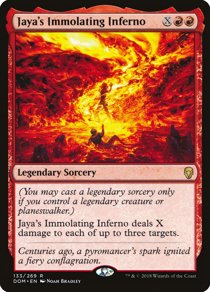 Jaya's Immolating Inferno [Dominaria] | Rock City Comics