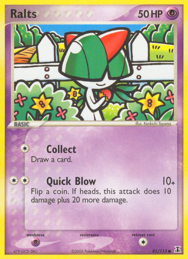 Ralts (81/113) [EX: Delta Species] | Rock City Comics