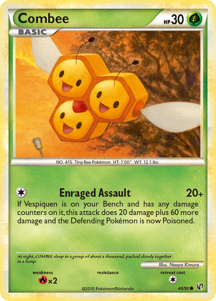 Combee (44/90) [HeartGold & SoulSilver: Undaunted] | Rock City Comics