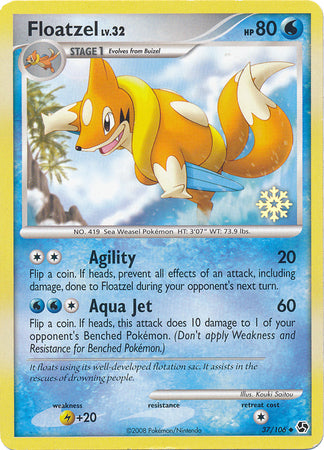 Floatzel (37/106) [Countdown Calendar Promos] | Rock City Comics