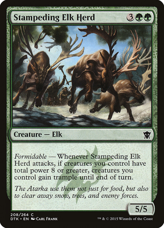 Stampeding Elk Herd [Dragons of Tarkir] | Rock City Comics