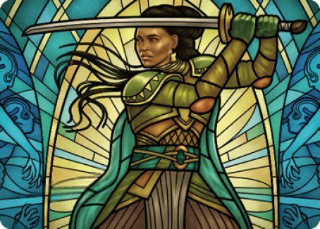 Shanna, Purifying Blade Art Card 2 [Dominaria United Art Series] | Rock City Comics