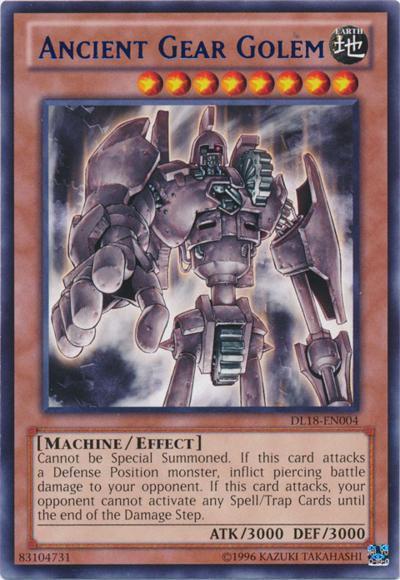 Ancient Gear Golem (Purple) [DL18-EN004] Rare | Rock City Comics