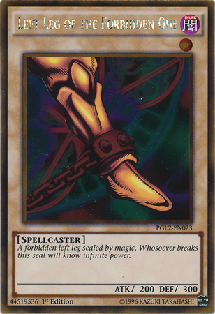 Left Leg of the Forbidden One [PGL2-EN023] Gold Rare | Rock City Comics