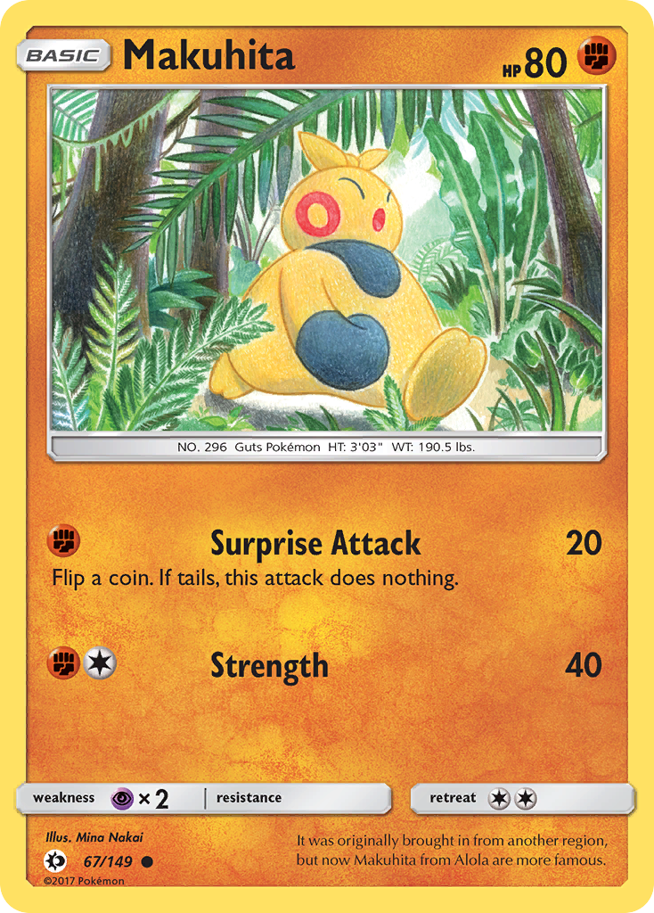 Makuhita (67/149) [Sun & Moon: Base Set] | Rock City Comics