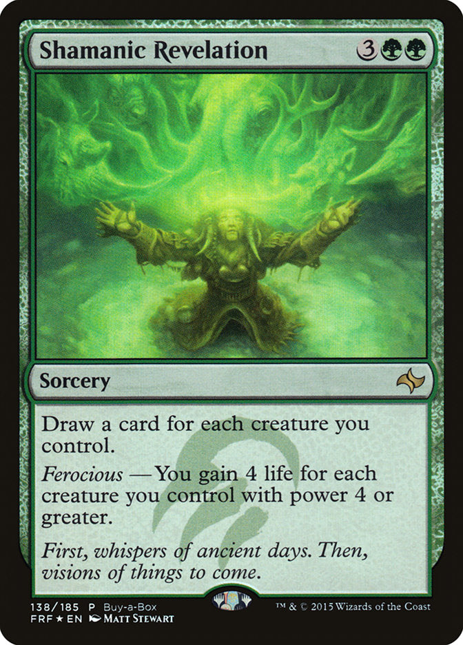 Shamanic Revelation (Buy-a-box) [Fate Reforged Promos] | Rock City Comics