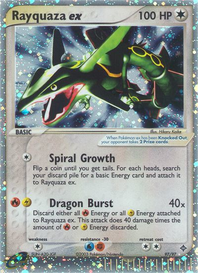 Rayquaza ex (97/97) [EX: Dragon] | Rock City Comics