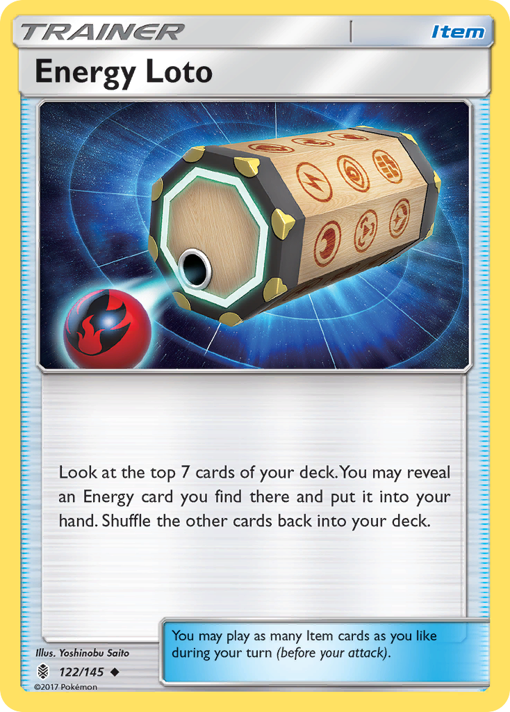 Energy Loto (122/145) [Sun & Moon: Guardians Rising] | Rock City Comics